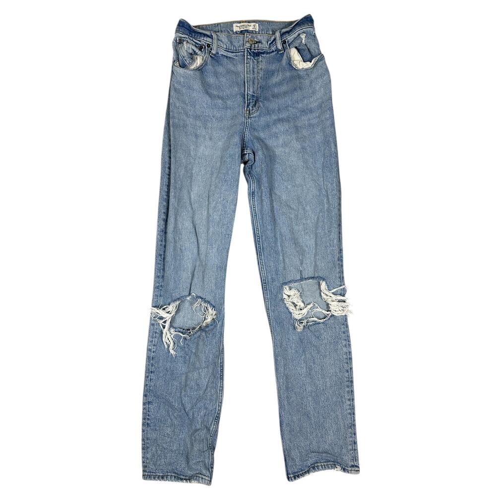 Abercrombie & Fitch Womens Size 29/8 The 90s Straight Ultra high Rise Curve Love